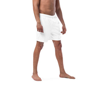 Pantalones cortos de baño de cintura media estilo callejero para hombre al por mayor, bañadores transpirables de secado rápido de color sólido, bañadores cortos de playa - Product Image 4