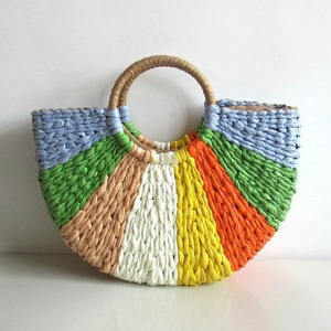New Design Water Hyacinth Purse Boho <b>Straw</b> Handbag Summer Beach <b>Bag</b> Trendy <b>Straw</b> <b>Tote</b> <b>Bag</b> From HNH Craft Vietnam 2025 - Product Image 4