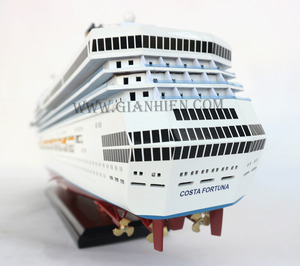 Gia Nhien Fabricant Conception personnalisée quantité minimale de commande bas Costa Fortuna MODÈLE DE BATEAU EN BOIS-MODÈLE DE BATEAU EN BOIS DE HAUTE QUALITÉ Fait à la main - Product Image 6