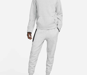 กางเกงลำลองของผู้ชายกางเกงโอเวอร์ไซส์ผ้าคอตตอน100% ทรงสลิมฟิต - Product Image 4