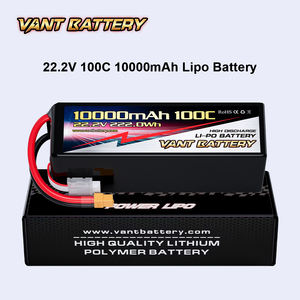 بطارية طائرة بدون طيار VANT Fpv، بطارية ليثيوم بوليمر 6S، 22.2 فولت، 10000 مللي أمبير، 100C، بطاريات ليثيوم بوليمر للطائرات بدون طيار 7-8 بوصة 400-450 مم - Product Image 6