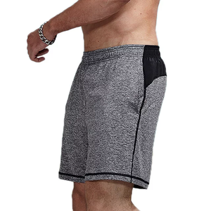 Short de gymnastique de compression personnalisé de la meilleure qualité pour hommes, confortable, en maille de coton et de nylon, pour l'entraînement sportif, vêtements solides. - Product Image 4