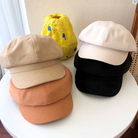 Nouveau design chapeau de mode-béret français personnalisé chapeaux vintage-chapeaux en cuir prix de fabrication en gros sans taxe