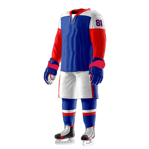 Uniforme de Hockey sobre Hielo Personalizado con Logotipo de Equipo para Hombre, Ligero, con Logotipo Personalizado, de Secado Rápido y Transpirable - Product Image 4