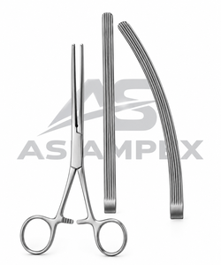 Pinzas Intestinales Doyen con Hojas Elásticas de Acero Inoxidable, Pinza Atraumática para Intestinos, Instrumento Quirúrgico - Product Image 1