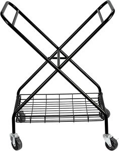Carrito de lavandería de metal plegable para el hogar y el hotel al por mayor con cesta de hierro extraíble y bolsa de lona - Product Image 6
