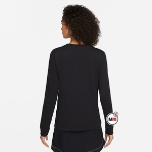 เสื้อกีฬาคอกลมเข้ารูปแขนยาวสำหรับผู้หญิงเสื้อคอตตอนธรรมดา - Product Image 6