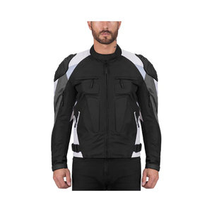 เสื้อแจ็คเก็ตมอเตอร์ไซค์หนังแท้ 100% สำหรับผู้ชายแบบสั่งทำพิเศษ – เสื้อแจ็คเก็ตนักขี่มอเตอร์ไซค์ทรงเข้ารูปพรีเมียม พร้อมสีสันตามสั่ง ขายส่ง OEM แฟชั่น - Product Image 3