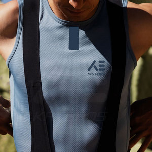KATBROS INDUSTRY Private Label Customizable <b>Men's</b> Cycling <b>Base</b> <b>Layers</b> Spandex/Polyester/Mesh Quick Dry Breathable Light Weight - Product Image 3