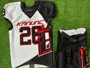 Ropa deportiva, uniforme de fútbol americano de color sólido, uniforme de fútbol americano hecho a medida de secado rápido - Product Image 5