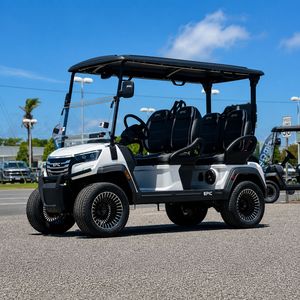 Chariot de golf haut de gamme propre et élégant, design unique, 6 places, chariot de service extérieur, chariot de golf avec batterie au lithium, en promotion - Product Image 1