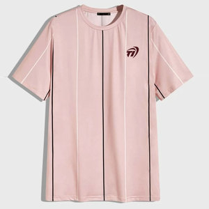 Venta al por mayor de alta calidad 100% algodón camiseta de los hombres OEM logotipo personalizado y diseño de color de secado rápido transpirable cuello redondo - Product Image 1