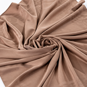 Wafa Plain Dyed Jacquard <b>Square</b> <b>Scarf</b> Matte Finish Silky Soft 110x110 Cm Premium Polyester Casual Four Seasons Framed Design - Product Image 3
