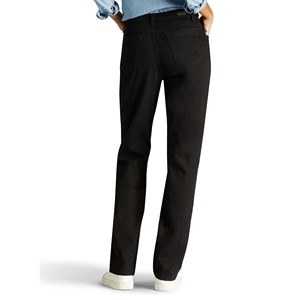 Pantalones Vaqueros de Mezclilla Lavada Casuales y Elegantes para Mujer, Color Sólido Personalizado, Corte Ajustado, Premium - Product Image 2