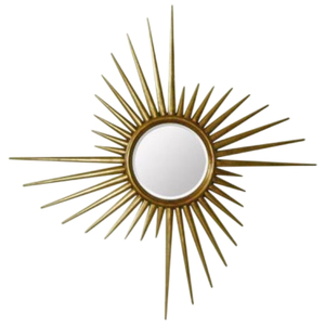 Miroir mural décoratif pour fêtes de mariage Miroir mural en métal pour salle de bain Miroir mural moderne doré à bon prix - Product Image 3