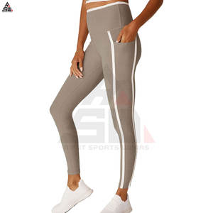 Leggings fins pour femmes, vente chaude, hiver, respirants, en fibre de bambou, logo personnalisé, nouveautés, adultes, longueur genou - Product Image 2