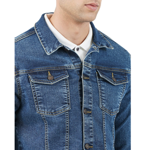 Wholesale Price Fashionable Casual <b>Denim</b> <b>Jacket</b> for Men Export Quality Men's <b>Denim</b> <b>Jacket</b> <b>Customized</b> Design From Bangladesh - Product Image 6