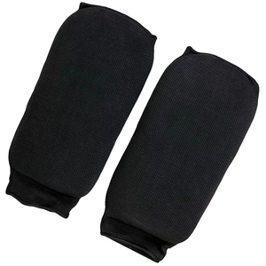 Espinilleras Ligeras de Protección Profesional para Kickboxing y Muay Thai, Material de Cuero, Color y Logotipo Personalizables, Cierre Elástico - Product Image 6