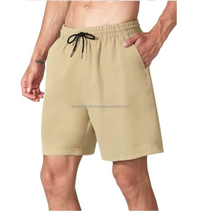 Pantalones Cortos Personalizados para Hombre, Estilo Nuevo, Talla Adulto, Pantalones Cortos de Verano, Pantalones Cortos Casuales de Punto Teñido Liso - Product Image 3