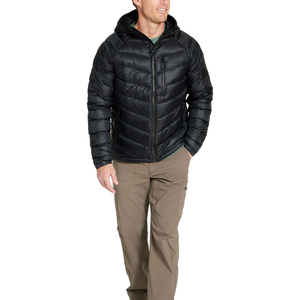 Manteau d'hiver imperméable pour hommes Veste en duvet pour hommes épaissie à capuche personnalisée Vente en gros Logo personnalisé Coupe-vent Chaud pour l'extérieur Grande taille - Product Image 3