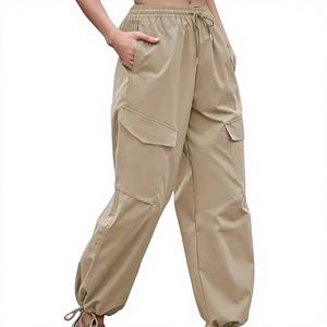 Nouvel Arrivage 2026 – Ensemble Deux Pièces Femme en Coton Kaki, Taille Haute, Coupe Droite, Dentelle Unie, Style Urbain – Fournisseur d'Usine OEM - Product Image 6