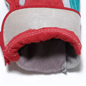 Gants de travail en cuir de mouton pour hommes, gants de sécurité pour la construction industrielle - Product Image 4