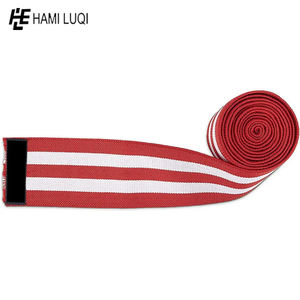 Enveloppes de genou en nylon personnalisables Design imprimé Soutien fonctionnel Haltérophilie Powerlifting Gym Fitness Mélange de coton confortable - Product Image 2