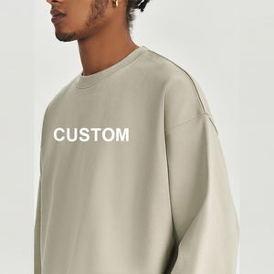 Sweat-shirt à capuche noir uni à la mode Sweat-shirt à logo personnalisé Pull-over de haute qualité Sweat-shirt sans capuche - Product Image 2