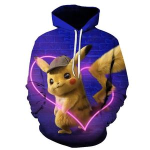 Sweats à capuche graphiques personnalisés avec motif de fille d'anime, 100% coton, polaire respirant, surdimensionné, streetwear pour femmes et hommes - Product Image 5