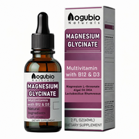 60ML Gouttes liquides de glycinate de magnésium à marque privée, complément pur à complexe triple chélate