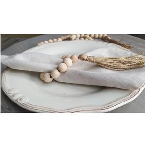 Nouvelle arrivée directe d'usine ronds de serviette en bois pour les mariages et les fêtes porte-mouchoirs en gros et décoration de table - Product Image 2