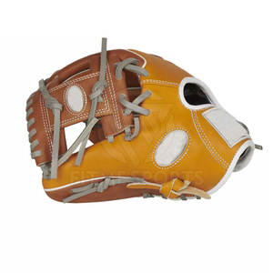 Guantes de béisbol de cuero de alta calidad Guantes de doble palma Guantes de béisbol de cuero más vendidos - Product Image 5