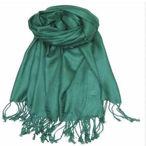 Chal Largo de Pashmina de Viscosa Cálido para Mujer, Color Sólido, con Borlas, Bufanda de Cachemira de Doble Cara, Bufandas al por Mayor - Product Image 5