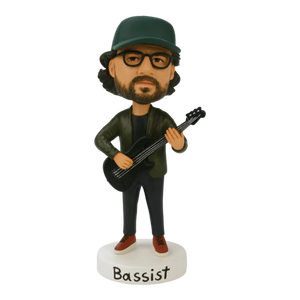 عرض رائع: تمثال بوبلهيد مخصص على شكل لوح ركوب الأمواج الصيفي مصنوع من الراتنج، لعبة بوبلهيد رائجة للهدايا التذكارية وديكور المكتب - Product Image 2