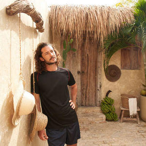 T-shirt unisexe Ultifresh Performance VOV 100% polyester uni décontracté tissé brodé sérigraphié respirant coupe classique col rond - Product Image 4