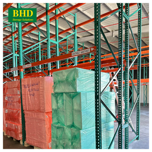 Vietnam Steel Customized Length Beam Orange Color Teardrop Selective Pallet <b>Rack</b> 5 Layer Corrosion Protection 11000-51000lbs - Product Image 5