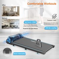 2024 nouveau Style petit tapis roulant intérieur aérobie entraînement sous-bureau tapis de marche pour un usage domestique