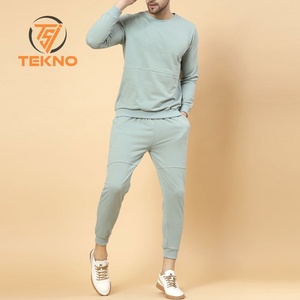 Manufacturer Custom High Quality <b>France</b> Terry 100% Cotton Sweat Suit Oversized Hoodie & Sweatpants Jogging Set Tracksuits - Product Image 1