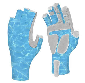 Guantes de pesca de verano antisudor profesional Cierre de hebilla Antideslizante Unisex Confort de refrigeración para pesca Ciclismo-FITME SPORTS - Product Image 3