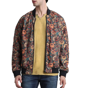 Blousons Bomber Homme Grande Taille Respirants en Toile Col Montant Personnalisables avec Logo Imprimé en Polyester et Coton – Prix Abordable - Product Image 1