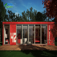 40 'conteneur d'expédition de luxe maison conteneurs de stockage transformés en maisons