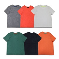 Toplu satış çocuk T-Shirt 170 gsm kısa kollu yuvarlak boyun çocuklar düz T Shirt erkek gömlek çocuklar çocuk giyim
