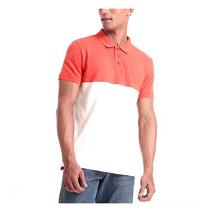 Polo de hombre con logotipo personalizado, camiseta de manga corta de algodón transpirable de secado rápido para uniforme de negocios de golf y deportes al aire libre - Product Image 1