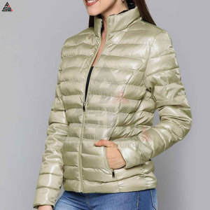 Fabriqué en usine nouveauté femmes doudoune tricoté hiver extérieur respirant coupe-vent à la mode tissu confortable - Product Image 5