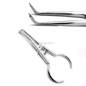 Pinzas de Sujeción para Dique de Goma Stokes, Instrumento Dental Manual Ergonómico de Acero Inoxidable, Autoclavable, Grado Quirúrgico, Certificado CE - Product Image 1