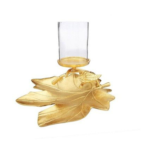 Adorno de vela único de hormigón chapado en oro de 4 piezas de estilo europeo para uso doméstico portavelas - Product Image 4