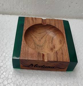 Estuche para Cigarros de Madera de Acacia y Resina, Ecológico, de Lujo, con Diseño de Logotipo Personalizado, Portátil, Duradero, Seguro, para Fiestas - Product Image 3