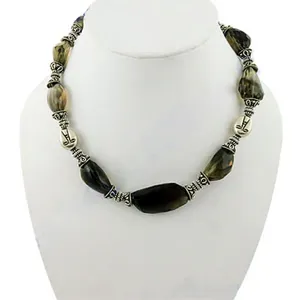 Women's Unique Bohemian <b>Fashion</b> <b>Necklace</b> Brass Horn Bead Trendy Christian Religious Chains Classic Trendy Number Pearl Shape - Product Image 1