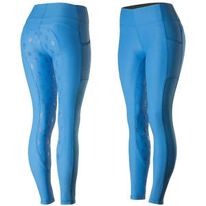 Montar a caballo Asiento completo Mujeres Legging Medias Legging Transpirable Ropa deportiva de alta calidad Ropa ecuestre Mujeres Legging - Product Image 2