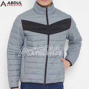 2025 Color sólido Casual hombres chaqueta acolchada Streetwear nueva moda a prueba de viento hombres chaqueta de invierno - Product Image 1